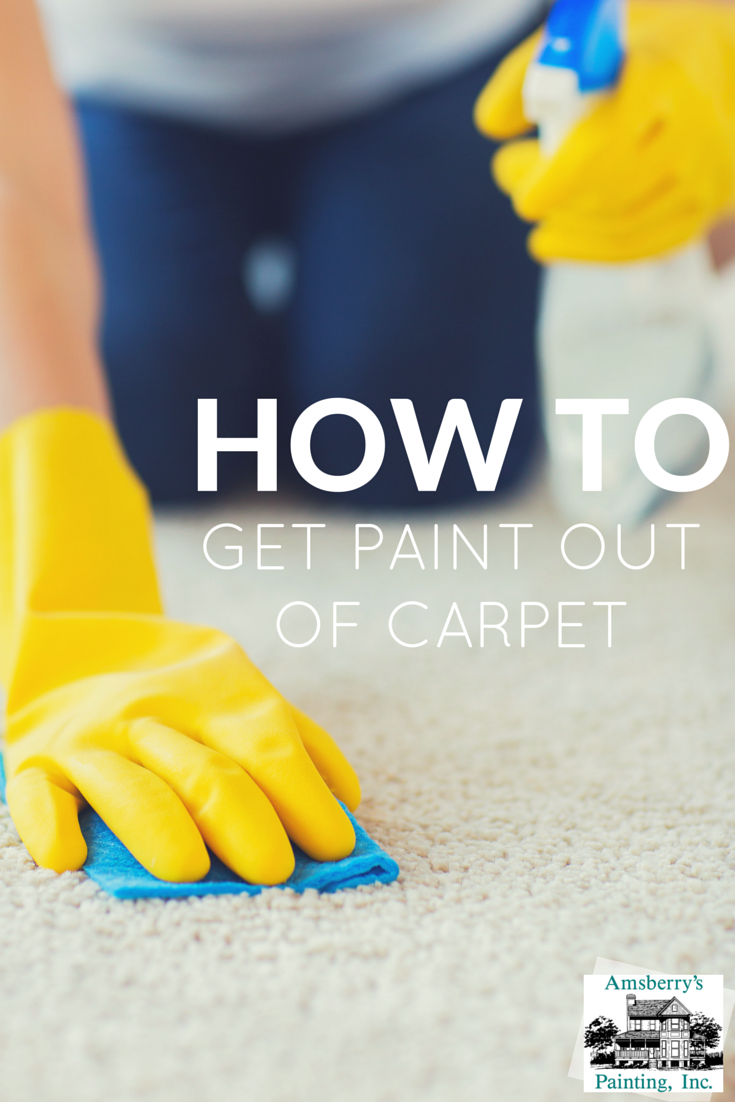 How to Get Paint Out of Carpet Amsberry's Painting