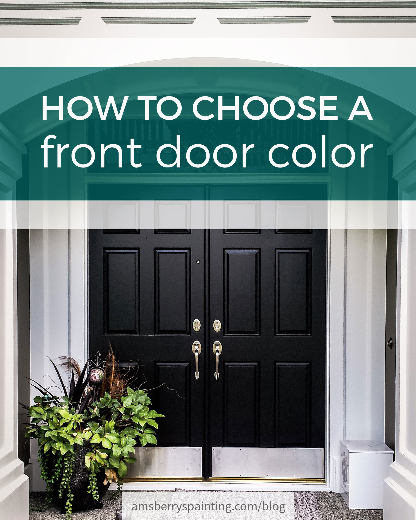 how to choose a front door color