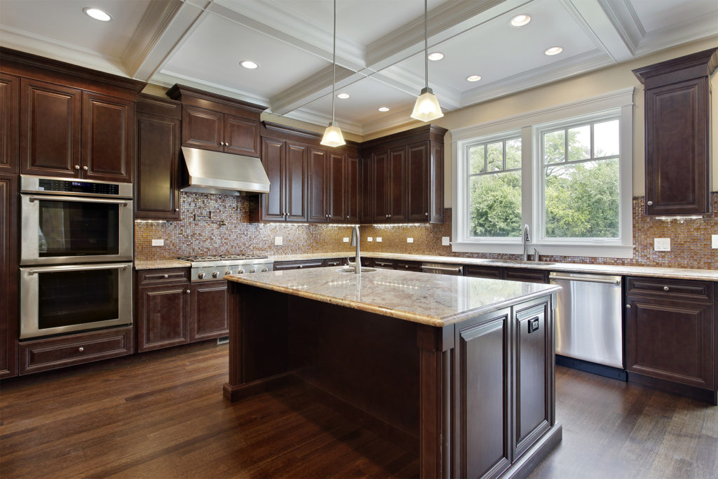 Outdated Kitchen Cabinets, How Do You Stain Cabinets Darker