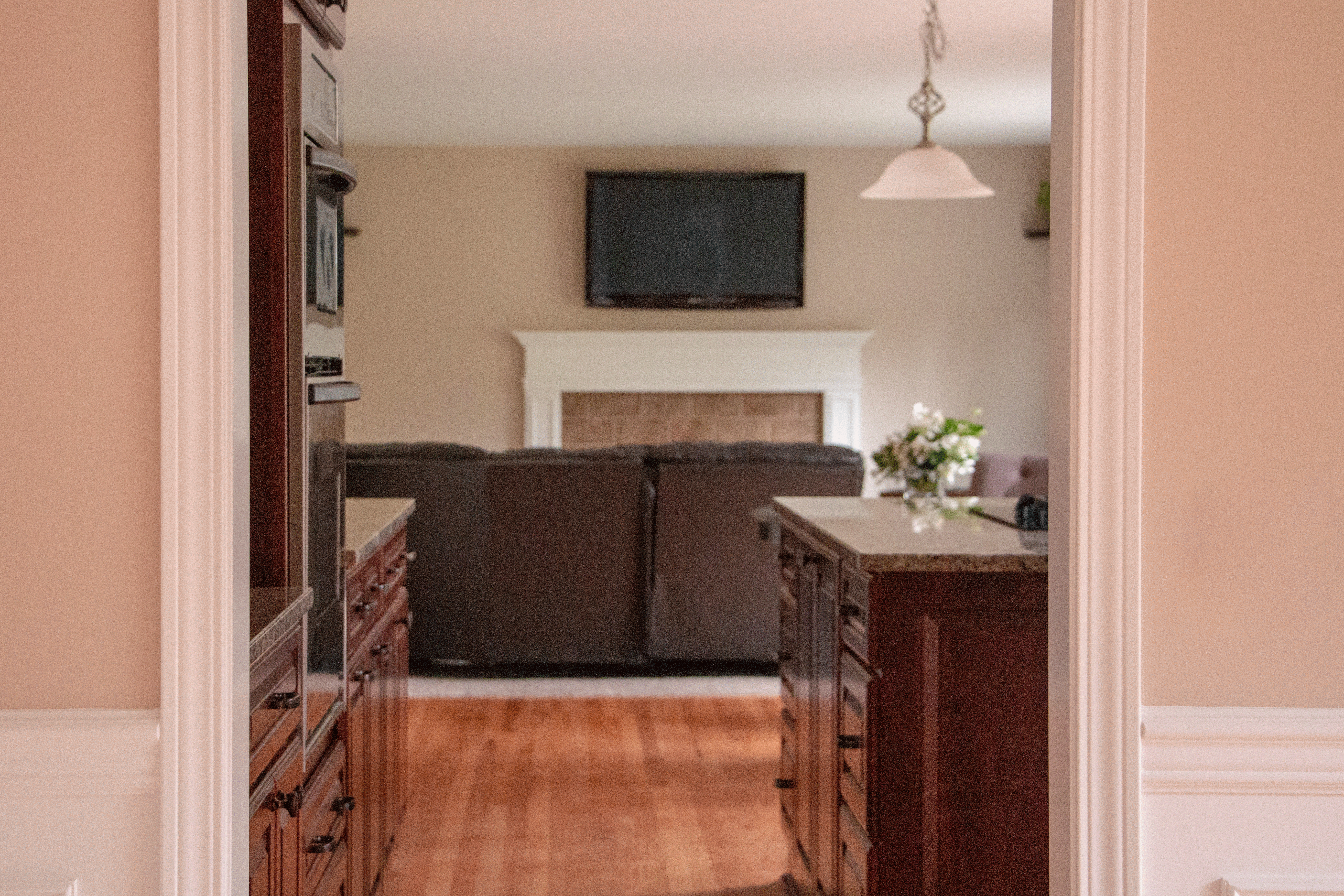 doorway into kitchen