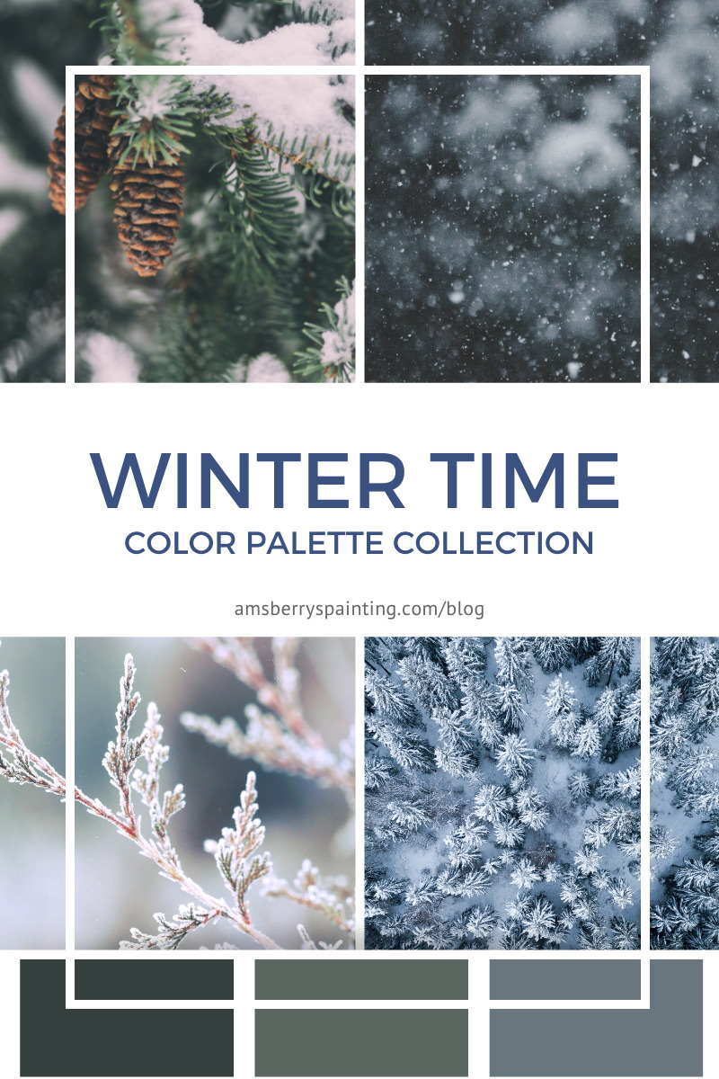 Winter Time Color Palette Collection by Amsberry's Painters