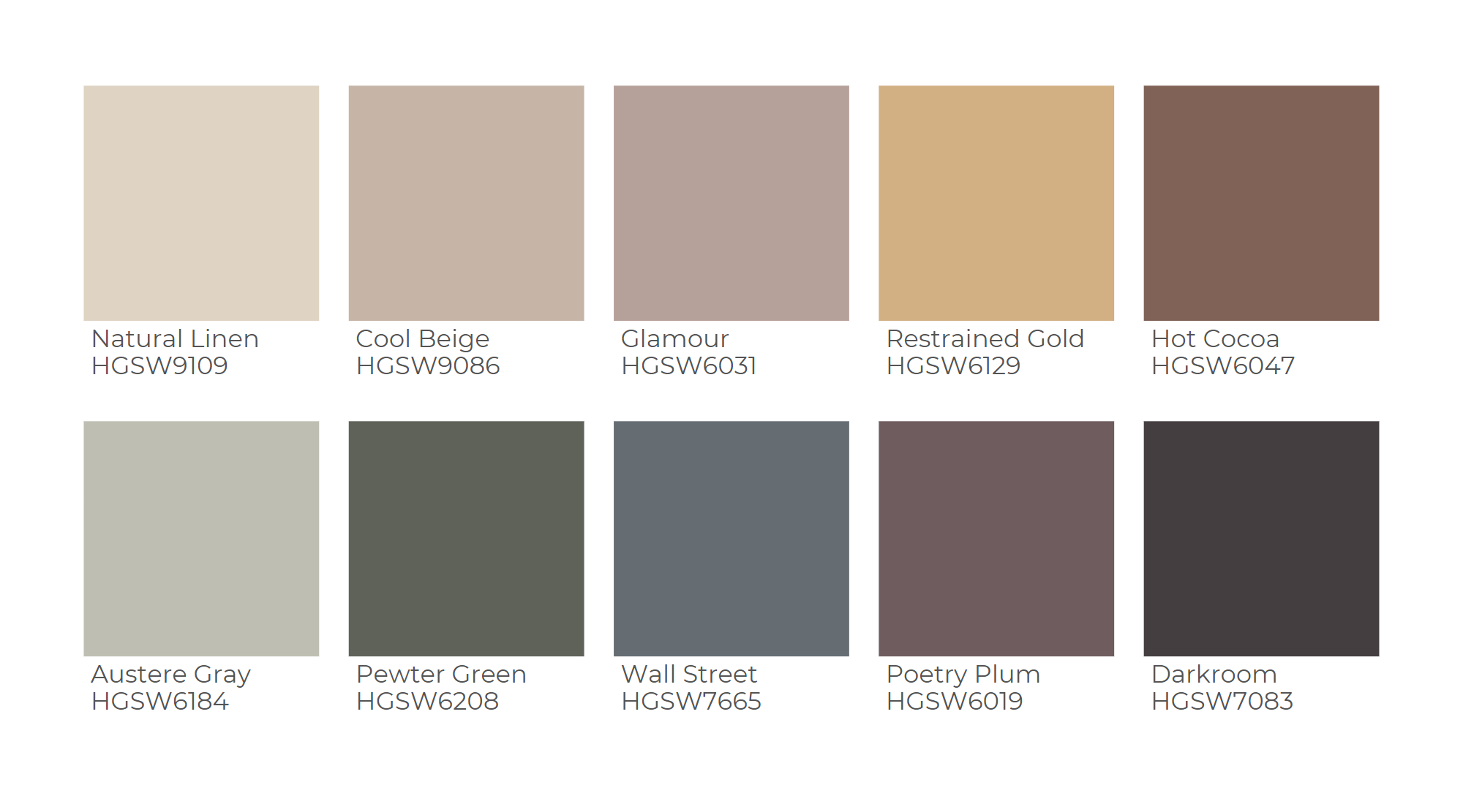 HGTV's color trend palette for 2023