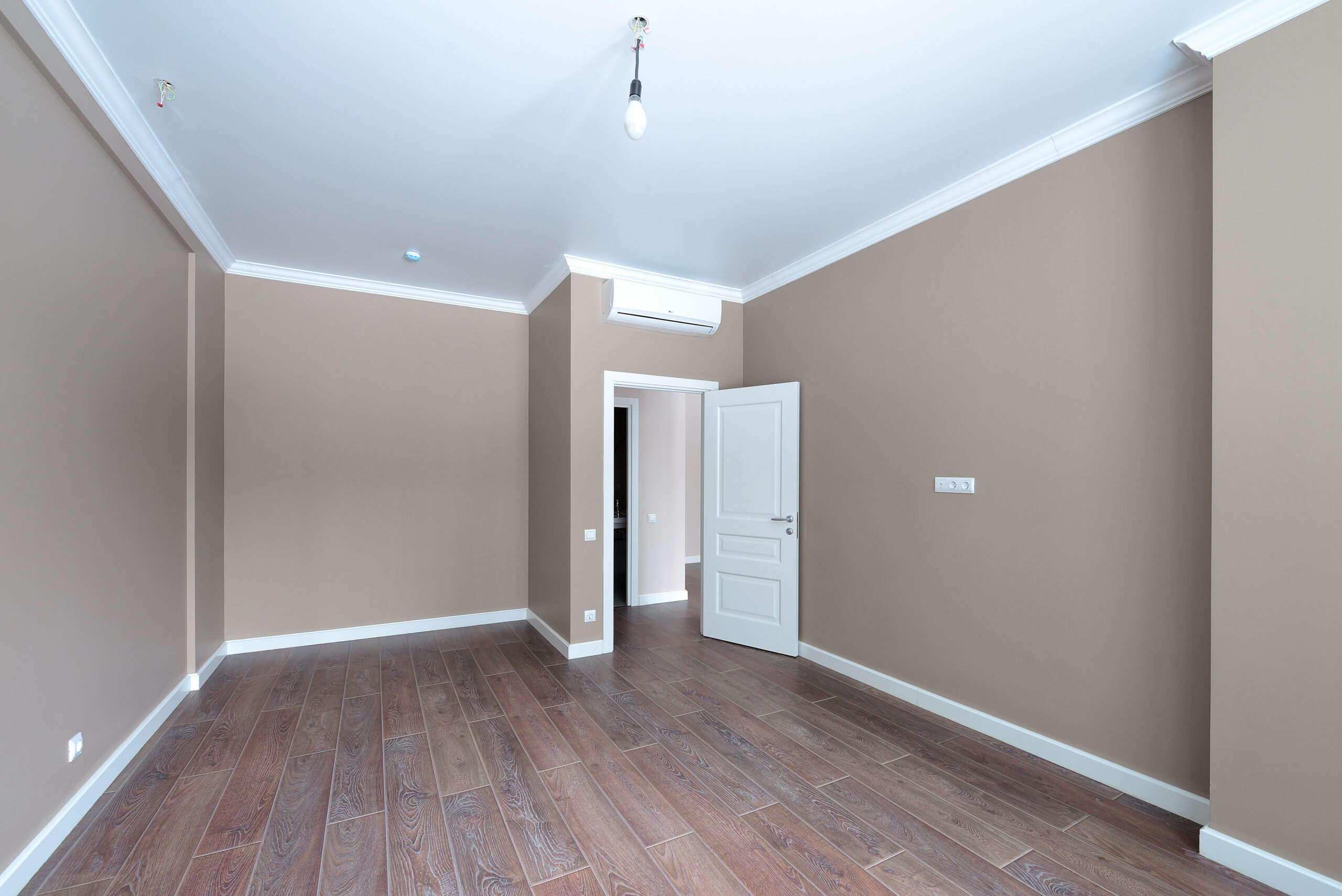 Freshly painted apartment